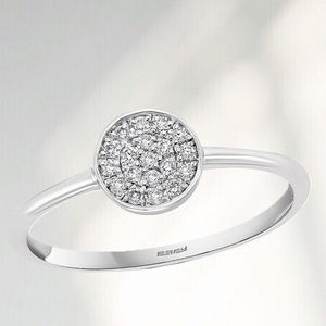 PRE-LOVED DIAMOND PAVÉ RING SIZE 7